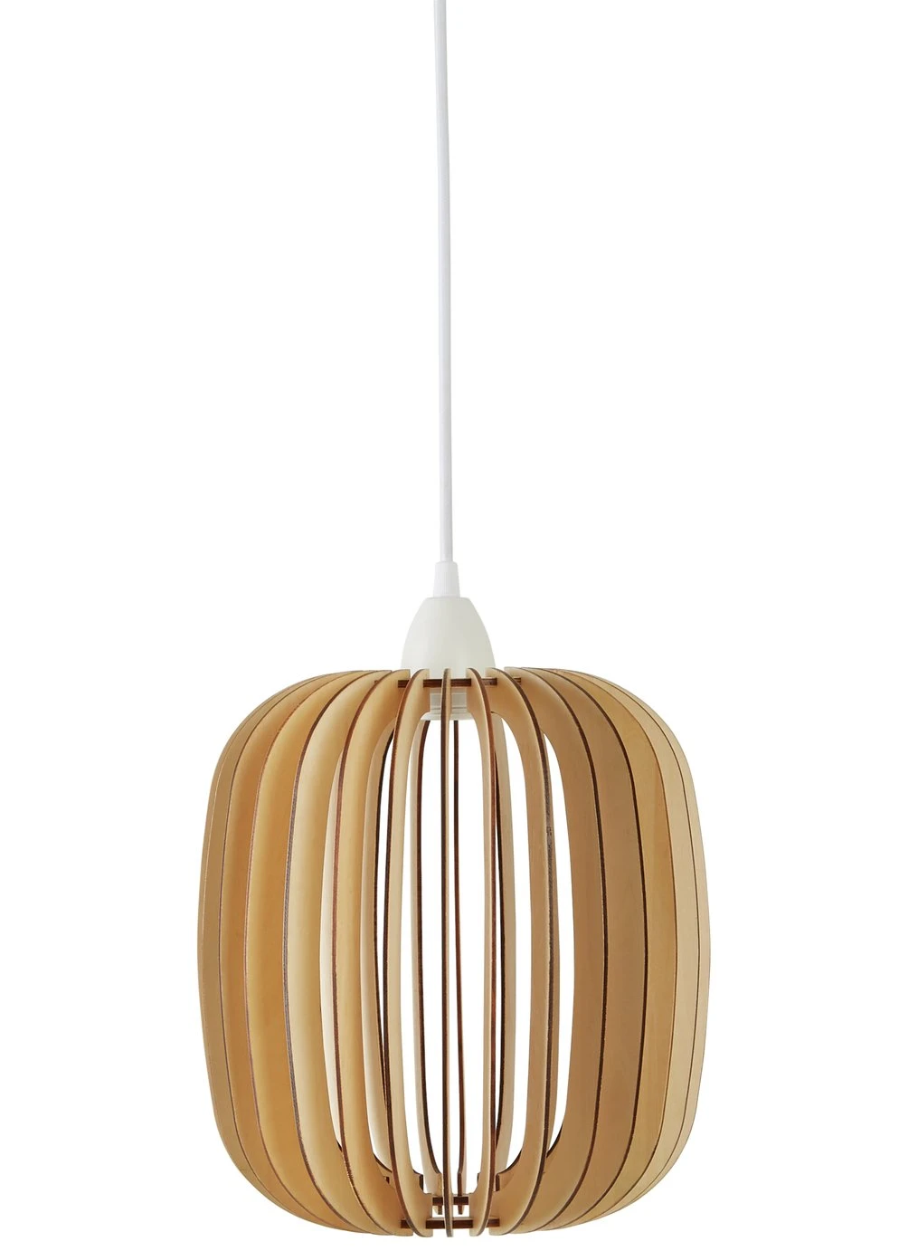 Habitat Achille Wooden Pendant Light - Natural 3 Habitat Achille Wooden Pendant Light - Natural