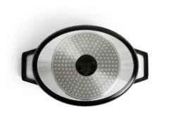 Habitat 3.6 Litre Cast Aluminium Casserole Dish - Black -Habitat 8884417 R Z004A