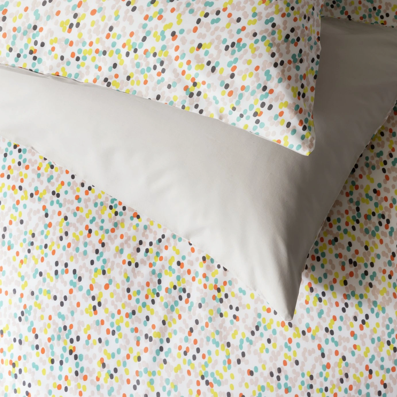 Habitat Cotton Angelica Dots Multicolour Bedding Set -Single 6 Habitat Cotton Angelica Dots Multicolour Bedding Set -Single - Image 4