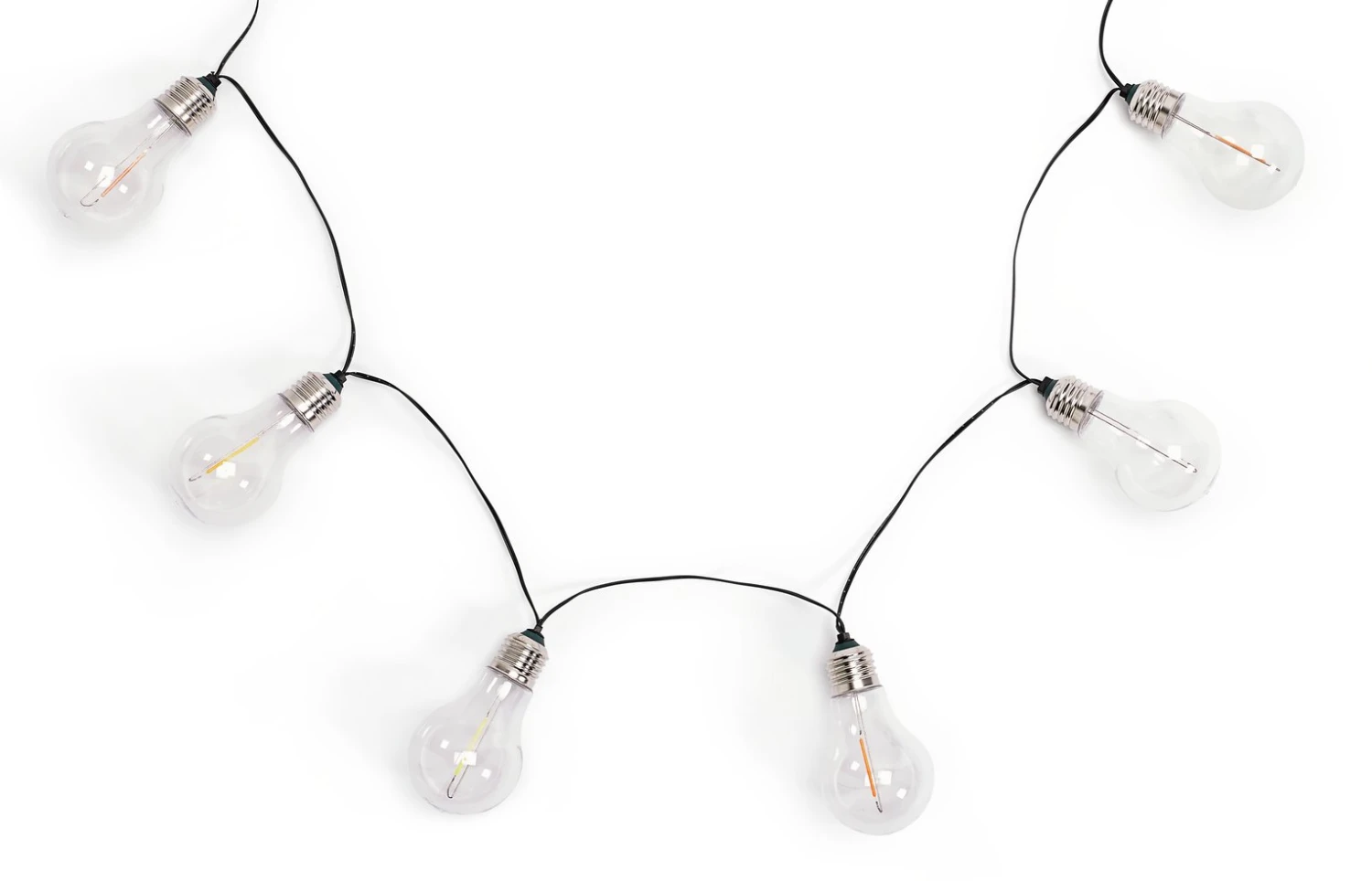 Habitat Neon Effect Bulb Solar String Lights 7 Habitat Neon Effect Bulb Solar String Lights - Image 5