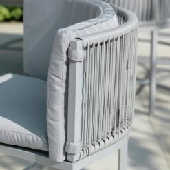 Habitat Nordic 4 Seater Rattan Patio Set - Grey -Habitat 8925620 R Z010C