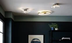 Habitat Argos Home Bowdon Metal LED Swirl Wall Light - Metalic -Habitat 8929097 R Z003C