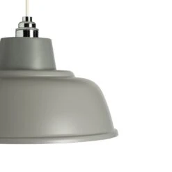 Habitat Core Metal Pendant Shade - Flint Grey 9 Habitat Core Metal Pendant Shade - Flint Grey -Habitat 8938909 R Z003A