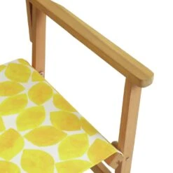 Habitat Folding Wooden Director Chair - Yellow -Habitat 8945590 R Z003A
