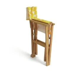 Habitat Folding Wooden Director Chair - Yellow -Habitat 8945590 R Z006A