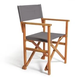 Habitat Folding Wooden Director Chair - Charcoal 13 Habitat Folding Wooden Director Chair - Charcoal -Habitat 8960128 R Z002A