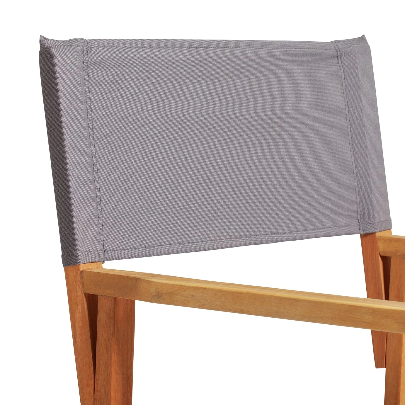 Habitat Folding Wooden Director Chair - Charcoal 8 Habitat Folding Wooden Director Chair - Charcoal - Image 6