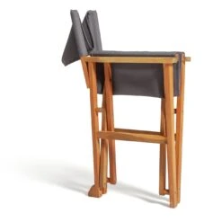 Habitat Folding Wooden Director Chair - Charcoal 17 Habitat Folding Wooden Director Chair - Charcoal -Habitat 8960128 R Z006A