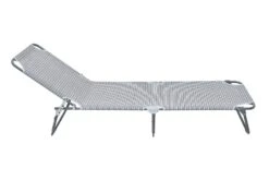 Habitat Folding Sun Lounger - Grey -Habitat 8973438 R Z005A