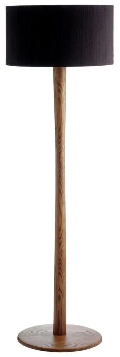 Habitat Pole Floor Lamp Base - Walnut -Habitat 8977568 R Z002C