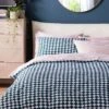 Habitat Cotton Scallop Teal Reversible Bedding Set - Double -Habitat 8985684 R Z001A