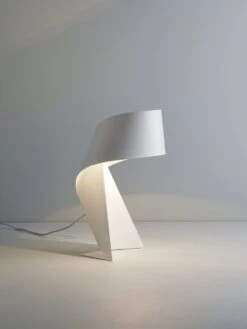 Habitat Ribbon Mini Metal Table Lamp - White 8 Habitat Ribbon Mini Metal Table Lamp - White -Habitat 8989563 R Z002A