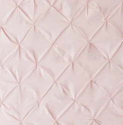 Habitat Hadley Pintuck Blush Pink Bedding Set - Double -Habitat 9161397 R B001