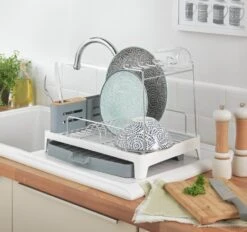 Habitat Dish Drainer - White 7 Habitat Dish Drainer - White -Habitat 9173660 R Z001C