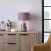 Habitat Pluto Touch Table Lamp - Copper & Grey -Habitat 9179846 R Z001A