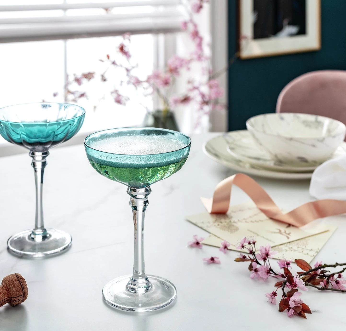 Habitat Japonica Set Of 4 Champagne Coupe 4 Habitat Japonica Set Of 4 Champagne Coupe - Image 2