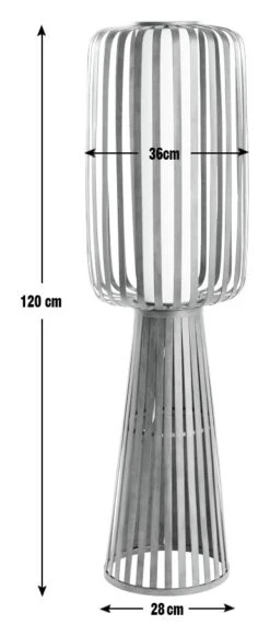 Habitat Achille Floor Lamp - Walnut -Habitat 9202483 R E001