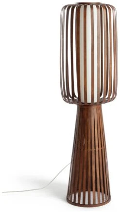 Habitat Achille Floor Lamp - Walnut -Habitat 9202483 R Z002A