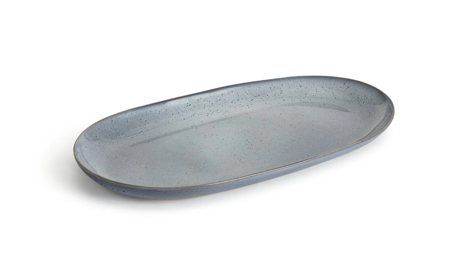 Habitat Evora Stoneware Serving Platter - Blue 6 Habitat Evora Stoneware Serving Platter - Blue - Image 4