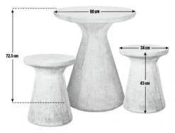 Habitat Milton 2 Seater Fibrestone Garden Bistro Set - Grey 10 Habitat Milton 2 Seater Fibrestone Garden Bistro Set - Grey -Habitat 9208030 R E001