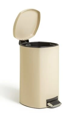 Habitat 50 Litre Pedal Bin - Cream -Habitat 9210963 R Z002A