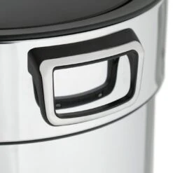 Habitat 30 Litre Round Touch Op Bin - Silver -Habitat 9211254 R Z003A