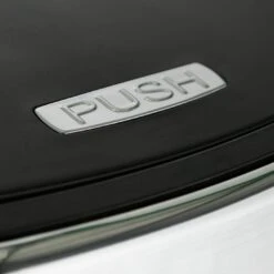 Habitat 30 Litre Square Touch Top Bin - Silver 10 Habitat 30 Litre Square Touch Top Bin - Silver -Habitat 9212569 R Z003A