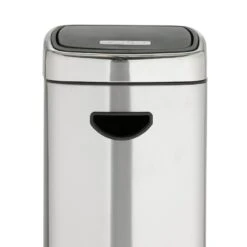 Habitat 30 Litre Square Touch Top Bin - Silver 11 Habitat 30 Litre Square Touch Top Bin - Silver -Habitat 9212569 R Z004A