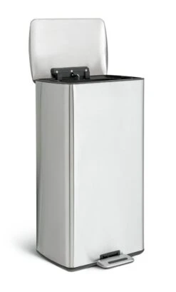 Habitat 30 Litre Modern Rectangular Bin - Silver 9 Habitat 30 Litre Modern Rectangular Bin - Silver -Habitat 9212693 R Z002A