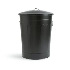 Habitat 49 Litre Trash Can Bin - Black
