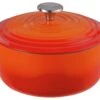 Habitat 3.3 Litre Cast Iron Casserole Dish - Orange -Habitat 9213197 R Z001A