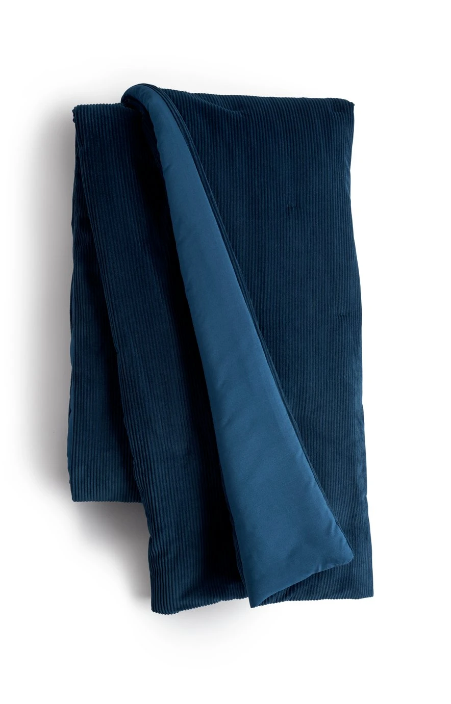 Habitat Studio Ribbed Throw - Navy Blue 3 Habitat Studio Ribbed Throw - Navy Blue