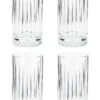 Habitat Pressed Set Of 4 Hi Ball Glasses -Habitat 9298813 R Z001A