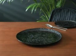 Habitat Preto Stoneware Serving Platter - Black -Habitat 9310801 R Z002C