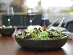 Habitat Preto Stoneware Serving Bowl - Black -Habitat 9310856 R Z001C