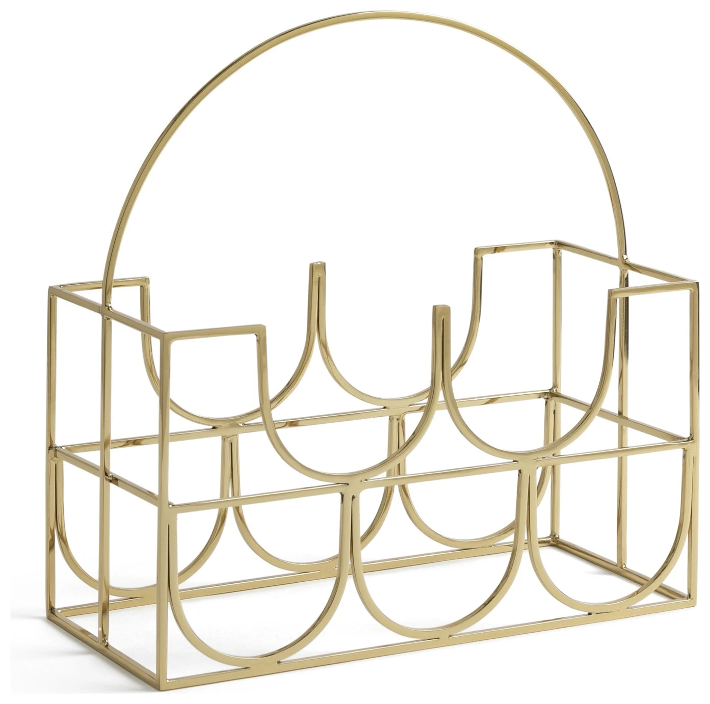 Habitat Japonica 5 Bottle Stainless Steel Wine Rack 3 Habitat Japonica 5 Bottle Stainless Steel Wine Rack