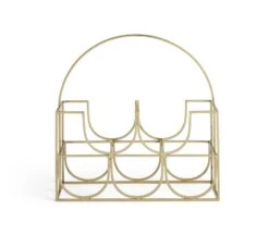 Habitat Japonica 5 Bottle Stainless Steel Wine Rack 9 Habitat Japonica 5 Bottle Stainless Steel Wine Rack -Habitat 9311013 R Z002A