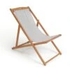 Habitat Folding Wooden Garden Deck Chair - Grey -Habitat 9311233 R Z001A