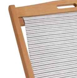 Habitat Folding Wooden Garden Deck Chair - Grey -Habitat 9311233 R Z005A