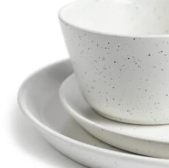 Habitat Addison 12 Piece Stoneware Dinner Set - White -Habitat 9311453 R Z004A