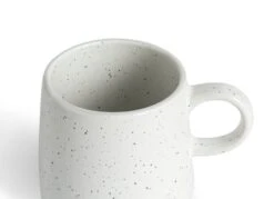 Habitat Addison Set Of 4 Speckled Mugs - White -Habitat 9311594 R Z004A