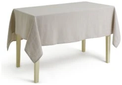 Habitat Linen Table Cloth - Grey 8 Habitat Linen Table Cloth - Grey -Habitat 9311817 R Z002A