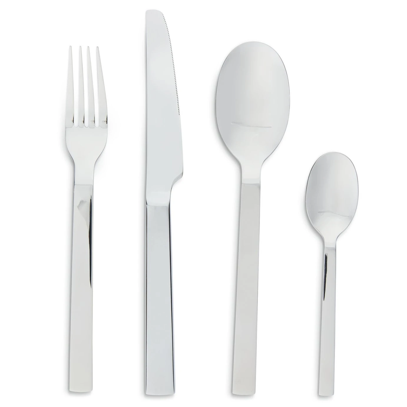 Habitat Addison 16 Piece Stainless Steel Cutlery Set Mirror 3 Habitat Addison 16 Piece Stainless Steel Cutlery Set Mirror