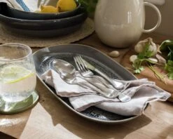 Habitat Evora 16 Piece Stainless Steel Cutlery Set - Satin 5 Habitat Evora 16 Piece Stainless Steel Cutlery Set - Satin -Habitat 9321333 R Z001C