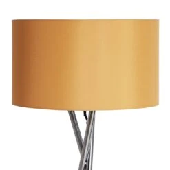 Habitat Tripod Floor Lamp - Mustard And Chrome 13 Habitat Tripod Floor Lamp - Mustard And Chrome -Habitat 9336335 R Z005A