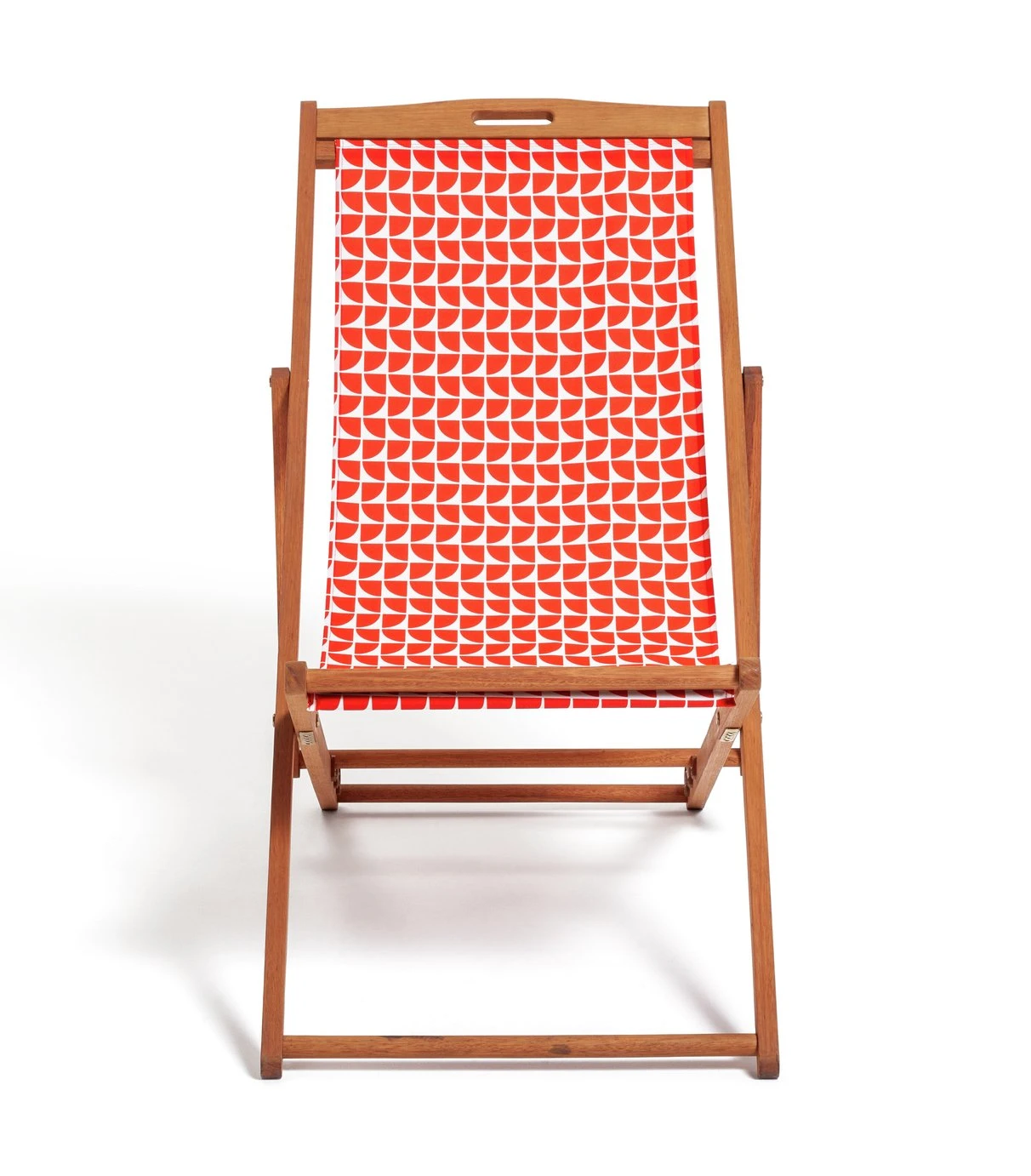 Habitat Folding Wooden Garden Deck Chair - White 7 Habitat Folding Wooden Garden Deck Chair - White - Image 5