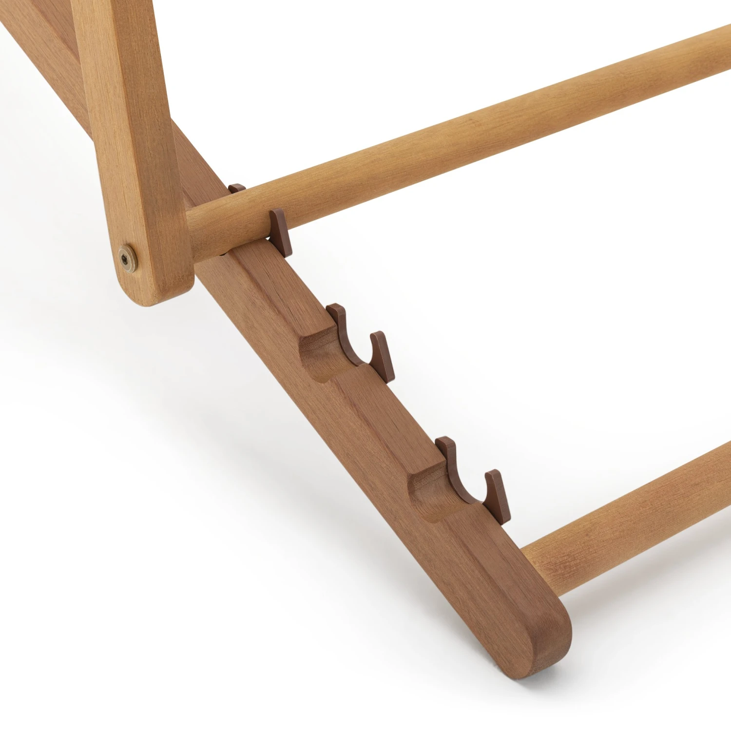 Habitat Folding Wooden Garden Deck Chair - White 10 Habitat Folding Wooden Garden Deck Chair - White - Image 8