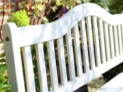 Habitat Henrietta 3 Seater Wooden Bench With Storage - White 15 Habitat Henrietta 3 Seater Wooden Bench With Storage - White -Habitat 9344080 R Z005C