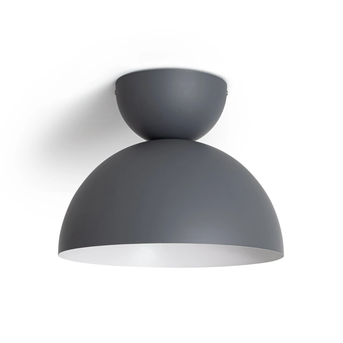 Habitat Metal Diablo Flush To Ceiling Light - Grey 4 Habitat Metal Diablo Flush To Ceiling Light - Grey - Image 2