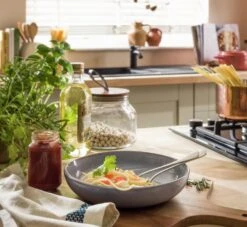 Habitat Evora 4 Piece Stoneware Pasta Bowls - Blue 8 Habitat Evora 4 Piece Stoneware Pasta Bowls - Blue -Habitat 9358650 R Z001C